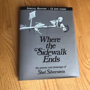 Where the Sidewalk Ends poem book by Shel Silverstein special edition hard cover